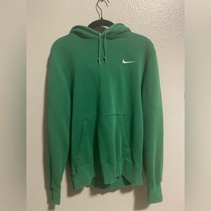 M Green Nike swoosh hoodie